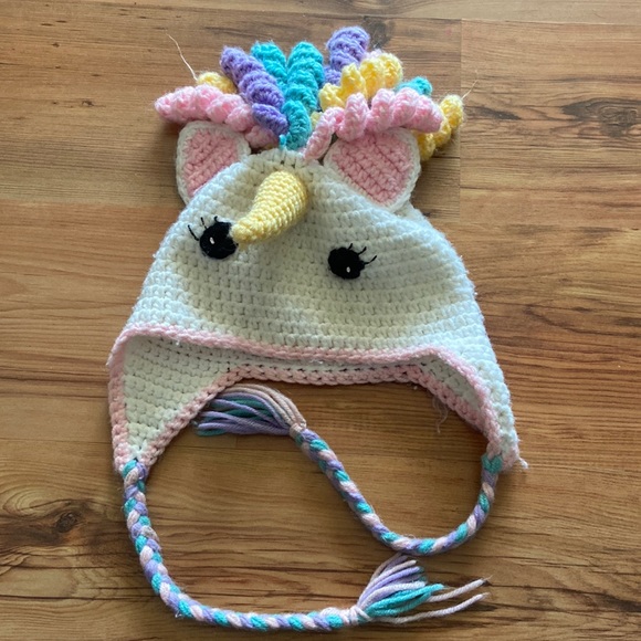 Crotched Unicorn Hat - Picture 1 of 7